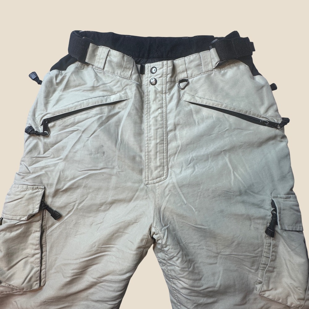 Helix Snowboarding Pants Mens Small Hipora Tan Cargo Ski Snowboard Other Brand